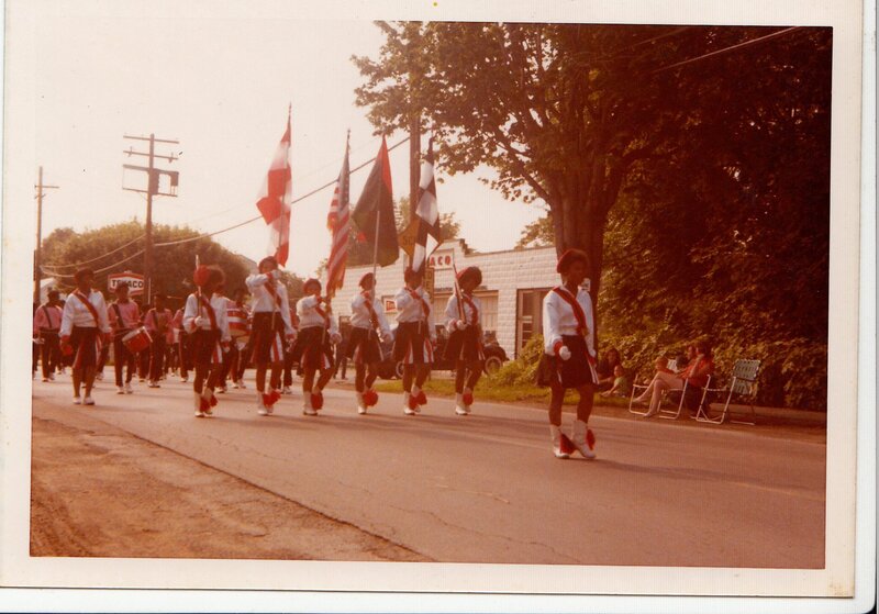 Marching Band in 1972 Fourth of July Parade